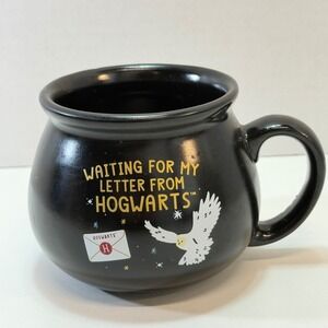 Harry Potter Cauldron Mug Cup Coffee Black Hedwig Letter Modern Gourmet 16 oz